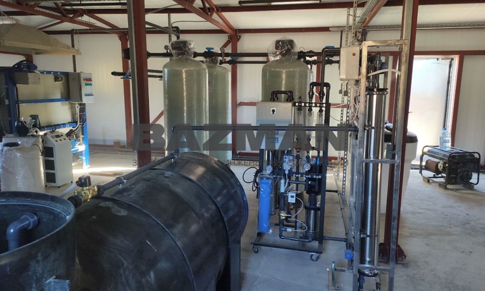 Очистные сооружения фильтрата полигона ТБО производительность 20 м3/сутки г. Гомель респ. Беларусь