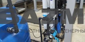 Очистные сооружения фильтрата полигона ТБО производительность 20 м3/сутки г. Туинцы респ. Беларусь