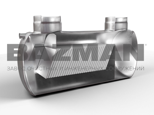 Тонкослойный (ламельный) отстойник для очистки сточных вод